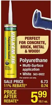 Menards Polyurethane offer