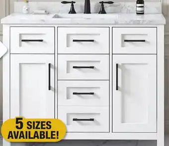 Menards Vanity with Top offer