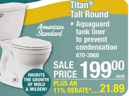 Menards Titan Tall Round offer