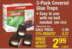 Menards 3-Pack Covered Glue Traps offer