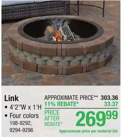 Menards Link offer