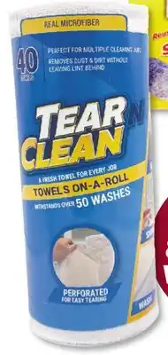 Menards 40-Count Microfiber Towel Roll offer