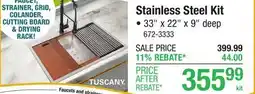 Menards Stainless Steel Kit offer