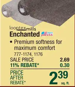 Menards Enchanted • Premium softness for maximum comfort offer