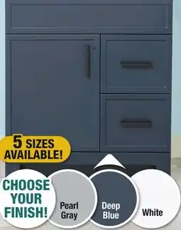 Menards Roslin Vanity offer