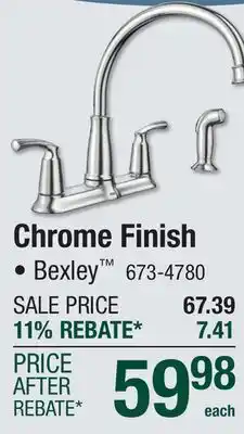 Menards Chrome Finish offer