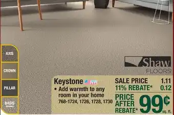 Menards Keystone offer
