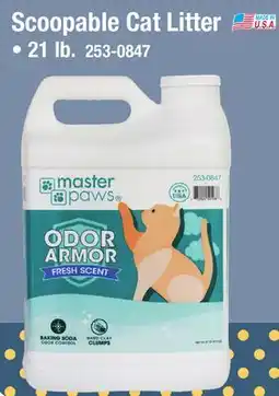 Menards Scoopable Cat Litter offer