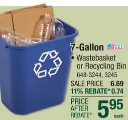 Menards 7-Gallon offer
