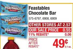 Menards Feastables Chocolate Bar offer