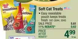 Menards Soft Cat Treats offer