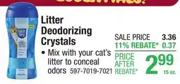 Menards Litter Deodorizing Crystals offer