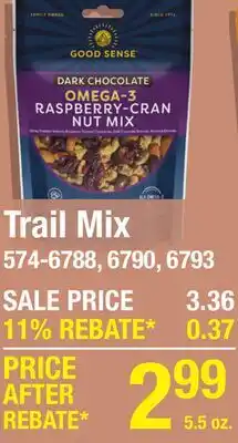 Menards Trail Mix offer