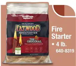 Menards Fire Starter offer