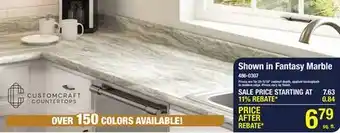 Menards Shown in Fantasy Marble offer