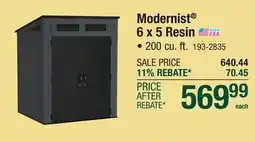 Menards Modernist 6 x 5 Resin offer