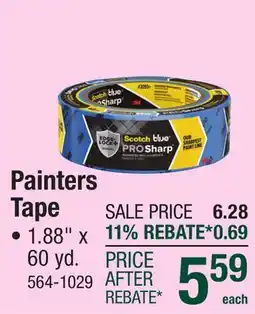 Menards Painters Tape offer
