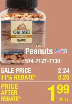 Menards Peanuts offer