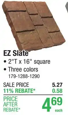 Menards EZ Slate offer