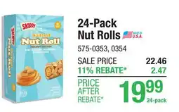Menards 24-Pack Nut Rolls offer
