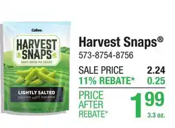 Menards Harvest Snaps offer