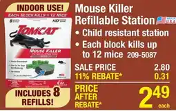 Menards Mouse Killer Refillable Station offer