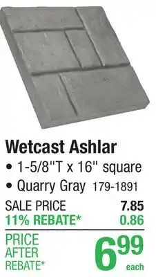Menards Wetcast Ashlar Paver & Patio Blocks offer