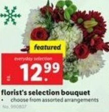 Lidl Florist's Selection Bouquet offer