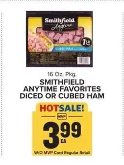 Food Lion Smithfield Anytime Favorites Diced or Cubed Ham offer