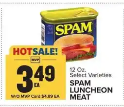 Food Lion Spam Luncheon Meat offer