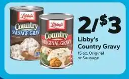 Save a Lot Libby's Country Gravy offer