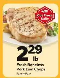 Save a Lot Fresh Boneless Pork Loin Chops offer