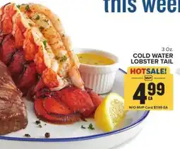 Food Lion Cold Water Lobster Tail offer