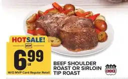 Food Lion Beef Shoulder Roast or Sirloin Tip Roast offer