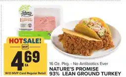 Food Lion NATURE’S PROMISE 93% LEAN GROUND TURKEY offer