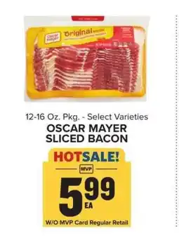 Food Lion Oscar Mayer Sliced Bacon offer