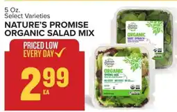Food Lion Nature's Promise Organic Salad Mix offer