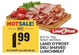 Food Lion Land O'Frost Deli Shaved Lunchmeat offer