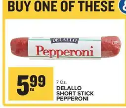 Food Lion DELALLO SHORT STICK PEPPERONI offer