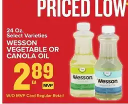 Food Lion Wesson Vegetable or Canola Oil offer