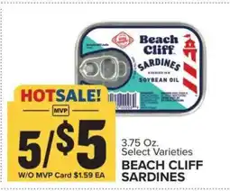 Food Lion Beach Cliff Sardines offer
