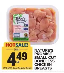 Food Lion Nature’s Promise Small Cut Boneless Chicken Breasts offer