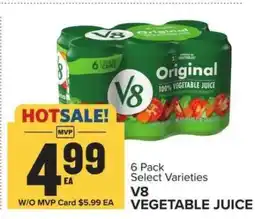 Food Lion V8 Vegetable Juice offer