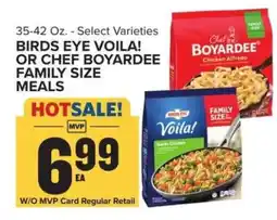 Food Lion Birds Eye Voila! or Chef Boyardee Family Size Meals offer