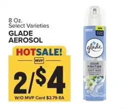 Food Lion Glade Aerosol offer