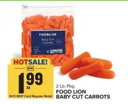 Food Lion FOOD LION BABY CUT CARROTS offer