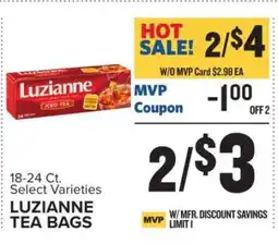 Food Lion Luzianne Tea Bags offer