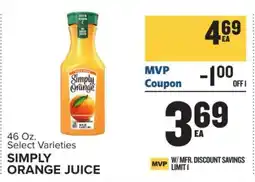 Food Lion Simply Orange Juice offer