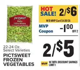 Food Lion Pictsweet Frozen Vegetables offer
