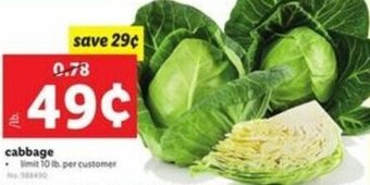 Lidl Cabbage offer